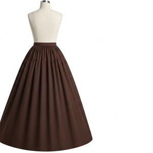 Jupons en polyester uni, tissu léger, respirant, confortable, pour un usage quotidien, soutien de jupe, sous-vêtement - Product Image 5