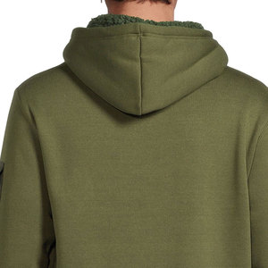 Sudadera con capucha para hombre 2023 con cremallera, Impresión de logotipo personalizado, Material polar ligero de alta calidad, Color sólido, Invierno - Product Image 5
