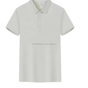 Polo informal para hombre de algodón de manga corta, ajuste clásico, impresión personalizada, logotipo bordado, camiseta Polo de algodón Pima - Product Image 5