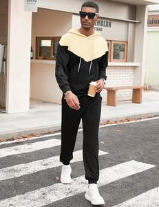 SUDADERO de algodón 100%, conjunto ligero con capucha, cierre de cordón, invierno, ecológico, lavado a la piedra, estampado de diamantes de imitación adornados - Product Image 3