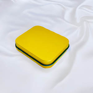 กล่องดีบุกมิ้นท์สำหรับใส่ชาพร้อมฝาปิดทำจากโลหะรูปทรงสี่เหลี่ยมนูนเป็นรูปทรงสี่เหลี่ยมขนาดเล็กสามารถพิมพ์ลายเองได้ - Product Image 2