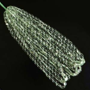 Proveedor mayorista de cuentas de amatista verde natural, cuentas de amatista lisas y ovaladas para la fabricación de joyas, por mayorista indio a granel - Product Image 2