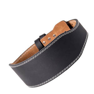 Ceinture de gymnastique en cuir personnalisée de haute qualité Fitness boucle d'entraînement de levage de puissance ceinture d'haltérophilie personnalisée OEM - Product Image 6