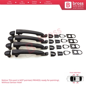 Poignée d'ouverture de porte extérieure BDP1165-1 4 pièces 806B02596R pour Fluence Megane 3 Clio 4 Scenic 3 Captur 1 - Product Image 4