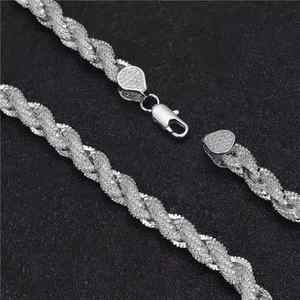 New Style Cuban <b>Chain</b> Hip Hop Jewelry Sterling Silver Ice Out Bling Moissanite Diamond 100% Pass Test Cuban <b>Necklace</b> - Product Image 4