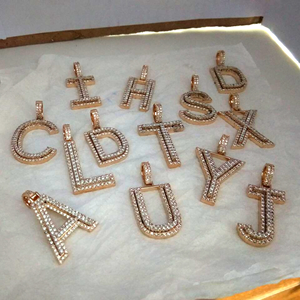 Pendentif en diamant Hip Hop en argent glacé 925 Sterling haute qualité Moissanite diamant bijoux fins pendentifs et breloques - Product Image 3