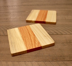 Wholesale Custom Wooden Coaster Designed Square walnut coasters Different Look Table Decorative Wood Coasters for Tea and <b>Coffee</b> - Product Image 1