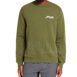 Venta al por mayor 100% de algodón O-cuello de los hombres sudadera por encargo con patrón sólido precio bajo para la temporada de otoño - Product Image 4