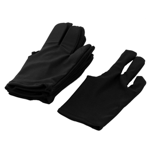 Fournisseur pakistanais Gant de jeu de billard à 3 doigts taille XXL avec logo personnalisé extension à trois doigts - Product Image 2