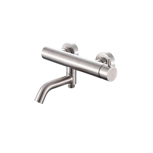 Grifo Mezclador para Bañera de Acero Inoxidable con Ducha de Mano y Manguera Flexible, Diseño Moderno Redondeado, Resistente a la Corrosión para Baños - Product Image 1
