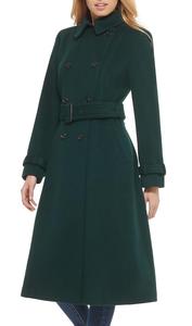 Single Breasted Solid Color Knitted Woman Trench Coat For Office Formal Workwear Winter Oversized Knitted Trench Coats For Girls - Product Image 4