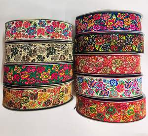 Tissu de dentelle brodé Jacquard de qualité supérieure motifs tissés complexes broderie écologique pour robes robes saris décor à la maison - Product Image 6