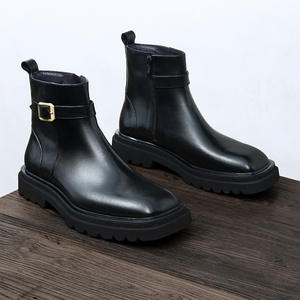 Chaussures de bureau en cuir véritable pour hommes avec semelle extérieure résistante à l'usure et semelle intérieure respirante, chaussures formelles - Product Image 2