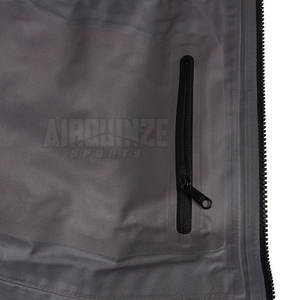 Chaqueta de lluvia impermeable personalizada de fabricación profesional Chaqueta de lluvia con cremallera completa de alta calidad para hombres - Product Image 6