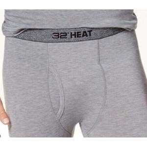 Leggings Termici da Uomo 32 Gradi Extra Large, Grigio Taglia 2, in Tessuto Lavorato a Maglia con Collo Alto e Pile Invernale - Product Image 2