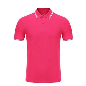 Vente en gros d'usine Chemise polo respirante personnalisée à double col T-shirt polo de haute qualité à manches courtes pour hommes - Product Image 1