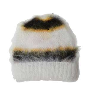 Nuevo personalizado su propio logotipo Jacquard sombreros de punto Beanie fabricante personalizado Mohair Beanie - Product Image 6