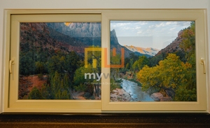 Mywin S863 PVC <b>Sliding</b> Window with Anti-Theft Function 1000x1000mm 3-Year Warranty - Product Image 3