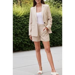 Elegante chaqueta personalizada para mujer de alta calidad, fabricante de Vietnam, estilo sostenible, lavable, suministro de moda, entrega rápida, OEM - Product Image 3