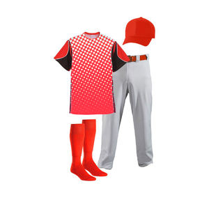 ชุดกีฬาเบสบอลของผู้ชายชุดผ้าโพลีเอสเตอร์ระบายอากาศทนทานพิมพ์ซับลิเมชัน - Product Image 5