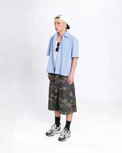 เสื้อเชิ้ตแขนสั้นมีกระดุมสำหรับผู้ชายและผู้หญิงเสื้อผ้าผลิตจากเวียดนาม - Product Image 2