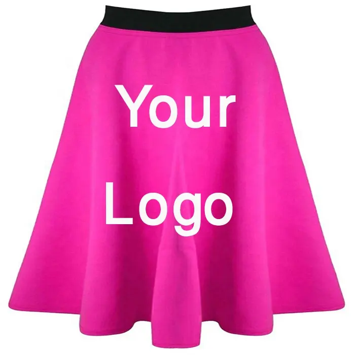 2023 Latest new design Womens 100% pure cotton Denim LOGO Skirt Ladies Dress Skirts For Woman supply factory low price From BD