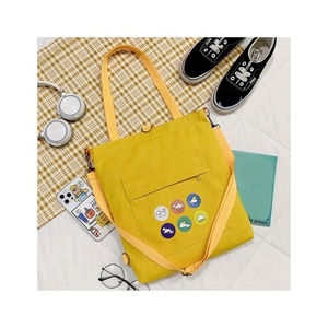 Cute Black & White Embroidered Utensils Durable <b>Eco</b> Friendly Best Buy Custom Made Wholesale Branded Cotton GOTS Organic Tote Bag - Product Image 5