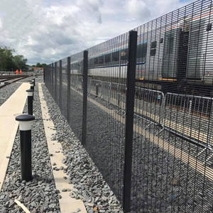 Clearview Gelaste Gaaspanelen Gegalvaniseerd Staal Buitengevangenis Luchthaven/Hoge Beveiliging 358 Anti Klim Hek - Product Image 6