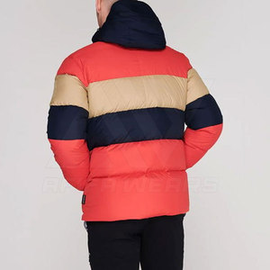 2024 Pakistan Custom Made High Quality Hooded Puffer <b>Jacket</b> OEM Service <b>Waterproof</b> Breathable Winter Season Fabric High Street - Product Image 3