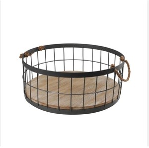 Panier de rangement en fil métallique personnalisé en usine Panier de rangement en fil métallique en treillis métallique pour le stockage - Product Image 6