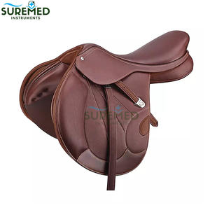 Premium Tack Shop Leather English Racing Jumping Horse <b>Saddle</b> Breathable Durable Reusable Multiple Colours Western - Product Image 1