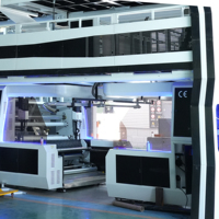 Machine de coextrusion de film soufflé à cinq couches avec traitement Corona, impression et laminage pour ligne de film composite