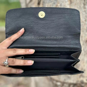 Western Hair on Hide & Hand Uneoled Portefeuille en cuir pour femmes Portefeuilles en cuir de vachette véritable Vente chaude Sculpture Pochette en cuir - Product Image 6