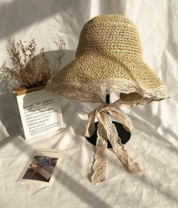 2024 tendencias de moda sombreros de paja suave para mujer con bordado a mano diseño femenino para viajes al aire libre playa y escenas de negocios - Product Image 4