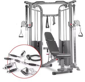 ซื้อเครื่องฝึกกล้ามเนื้อแบบดึงสายเคเบิลสองชั้นน้ำหนักคู่ รุ่นใหม่ ของแท้ สำหรับการฝึกความแข็งแรง ใช้ได้ทั้งในยิมเชิงพาณิชย์และยิมที่บ้าน - Product Image 3