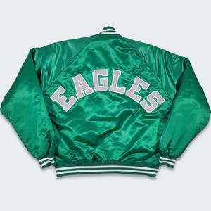 Blouson aviateur Letterman en satin avec logo personnalisé pour hommes et femmes vente en gros de vestes pour hommes - Product Image 2