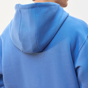 Sweat à capuche en molleton uni teint en coton/spandex de qualité supérieure, très vendu, pour hommes, pour l'entraînement en salle de sport en hiver - Product Image 6