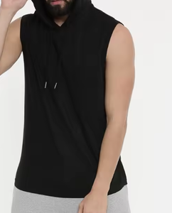 Camiseta Deportiva sin Mangas, Talla Grande, para Gimnasio, Chaleco Deportivo Sólido para Hombre - Product Image 6