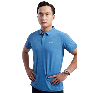 Camiseta con Cuello Redondo y Logotipo Personalizado para Hombre, Camiseta Formal Lisa de Golf 008, 100% Algodón, Antiarrugas, Manga Corta, Logotipo Personalizable - Product Image 6