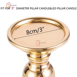 ชุด2ชิ้นเทียนไฟตกแต่งคริสต์มาสที่วางเทียนที่ยอดเยี่ยมการออกแบบจานชามสำหรับงานรื่นเริง - Product Image 5