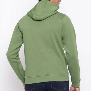 Pull à capuche en coton personnalisé pour enfant, vêtement à capuche uni - Product Image 4