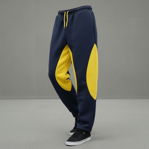 Pantalones Jogger Casuales para Hombre, Nuevos 2026, Personalizados, de Algodón 100%, Gruesos, Ecológicos, Transpirables, de Secado Rápido, con Bloques de Color y Elástico - Product Image 6