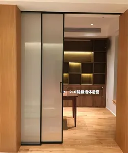 Hot Sale Automatic Sliding Door Sound Insulation Opk Sliding Door Partition Glass Sliding Door Modern