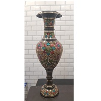 Vase à fleurs en laiton de haute qualité au design moderne, idéal pour les mariages, la maison, l'hôtel, fabrication artisanale, finition écologique