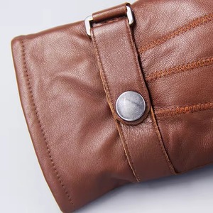 Fabricant Logo personnalisé Gants de conduite de qualité professionnelle pour voiture et moto Cuir de haute qualité Prix - Product Image 4