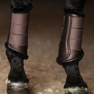 Bottes de brossage pour chevaux personnalisées pour l'équitation, avec absorption des chocs et un fort soutien des tendons et des jarrets, fabriquées à la main au Pakistan - Product Image 6