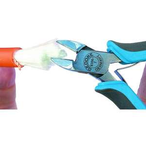 Pince électronique miniature Gedore avec coupe-latex latéral à tête ovale en métal dur - Product Image 3