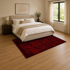<b>RUGS</b> DEPOT LXDP-0524 Wholesale Black Charcoal Ethnic Kilim Digital Printed Machine Washable Chenille Area <b>Rug</b> <b>Non</b> <b>Slip</b> - Product Image 3