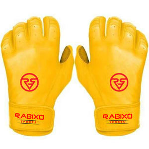 Artículos de outlet Listo para enviar Guantes de bateo de cuero de calidad extrema Nuevos guantes de bateo de béisbol Fábrica de material de cuero - Product Image 1