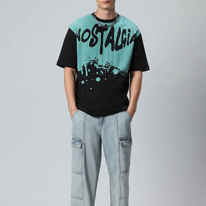 Camisetas de algodón 100% al por mayor de alta calidad para hombre, camisetas lisas personalizadas con estampado DTG, camiseta de Color sólido en blanco de gran tamaño - Product Image 4